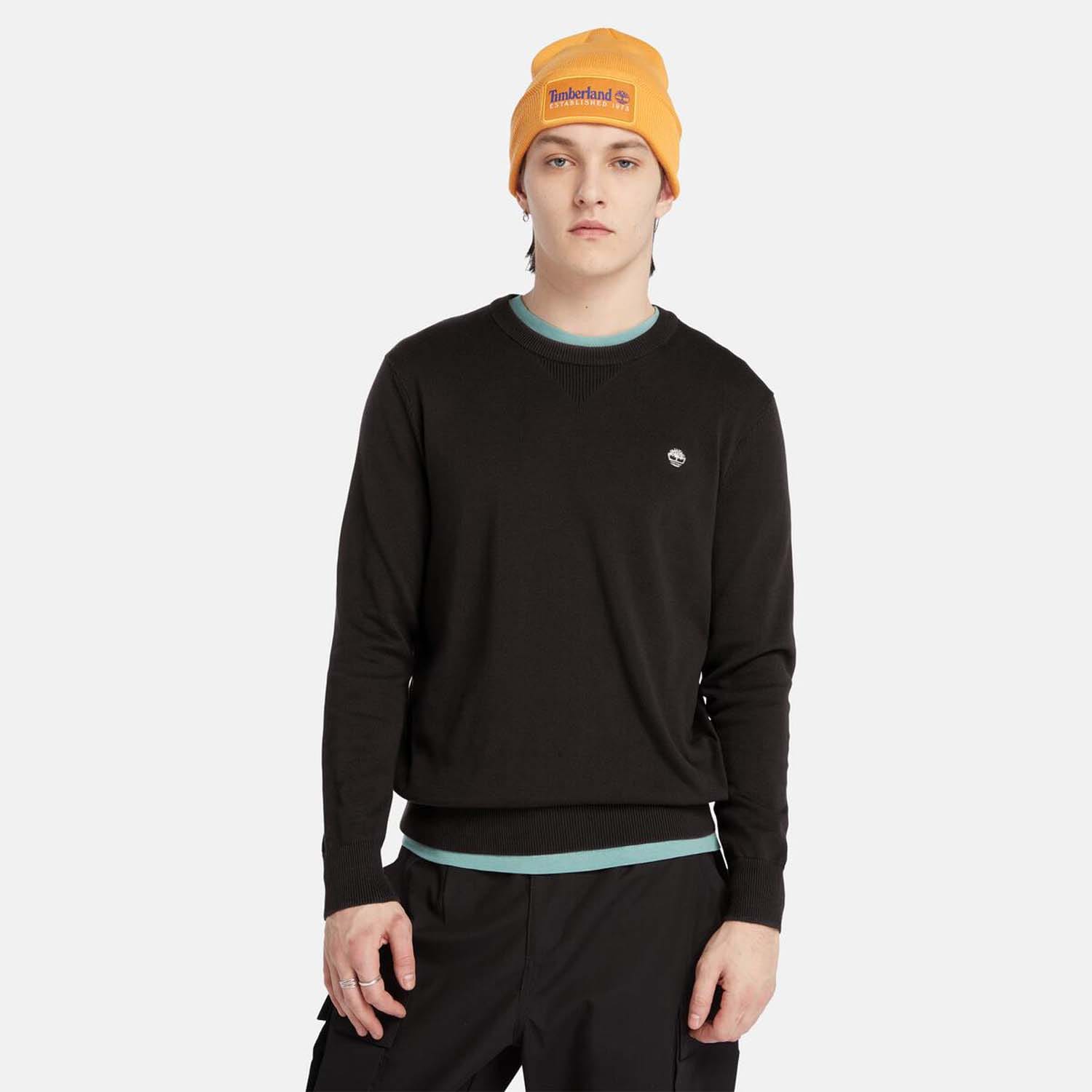 Men's Timberland John Crewneck Sweatshirt in Black