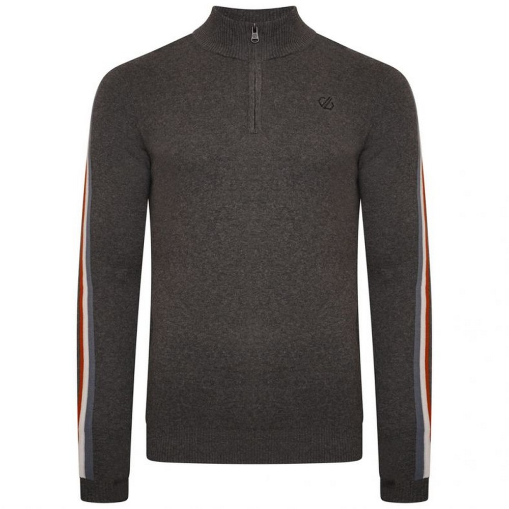 Dare2b Heren dutiful ii stripe marl half zip sweatshirt