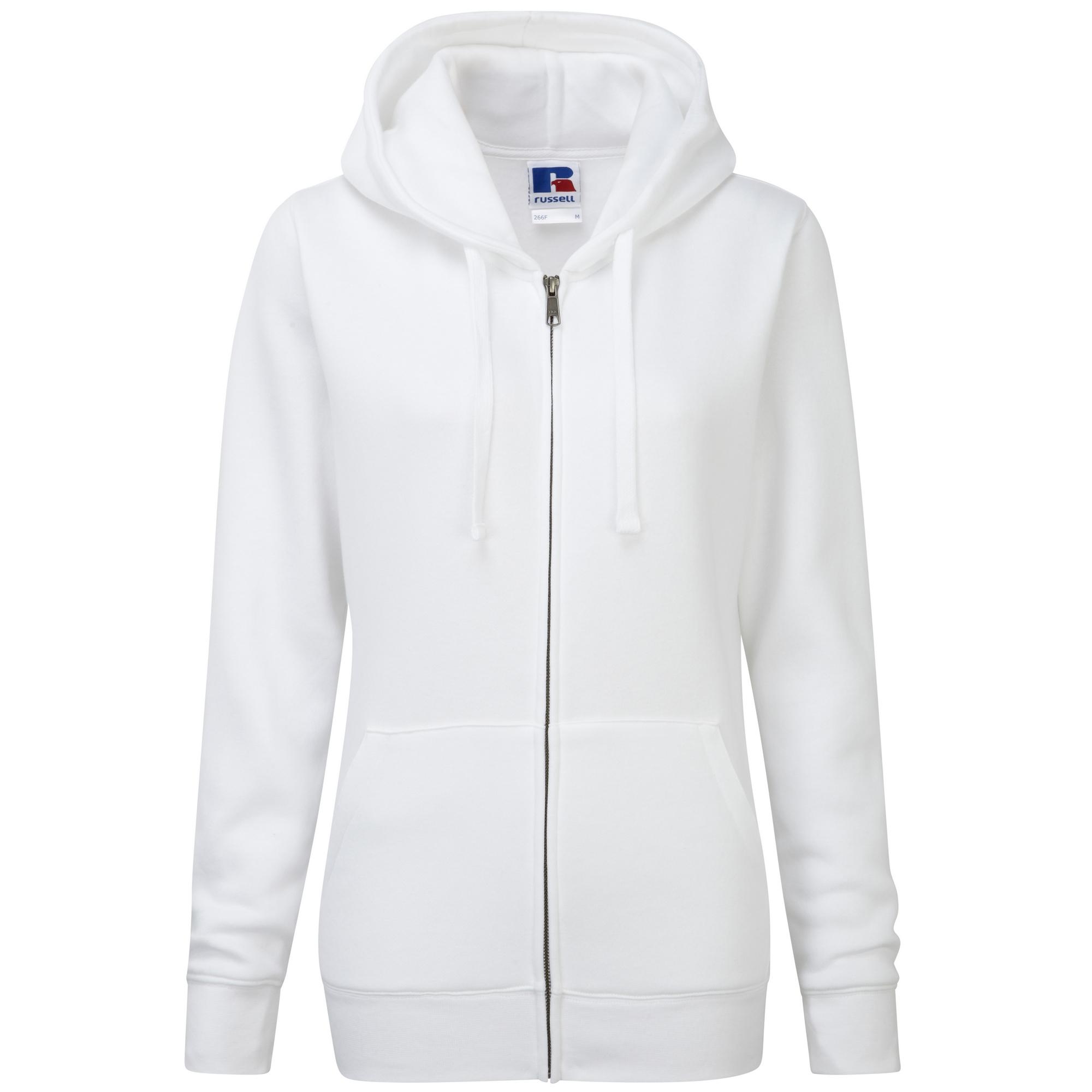Russell Athletic Dames premium authentieke hoodie met rits (3-laagse stof)
