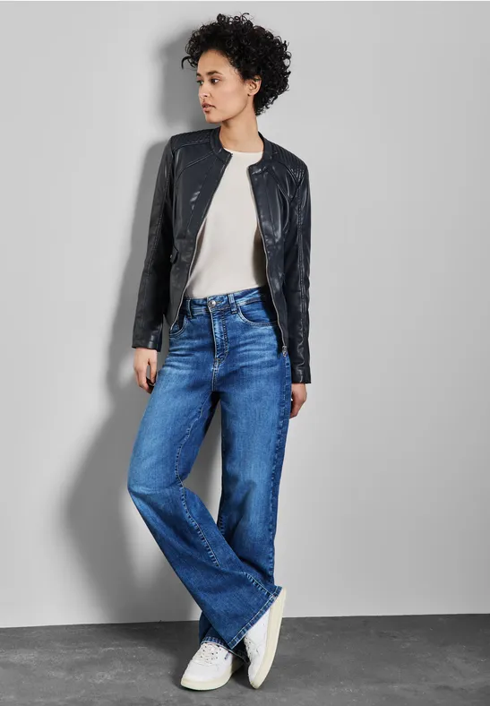Lederlook jasje