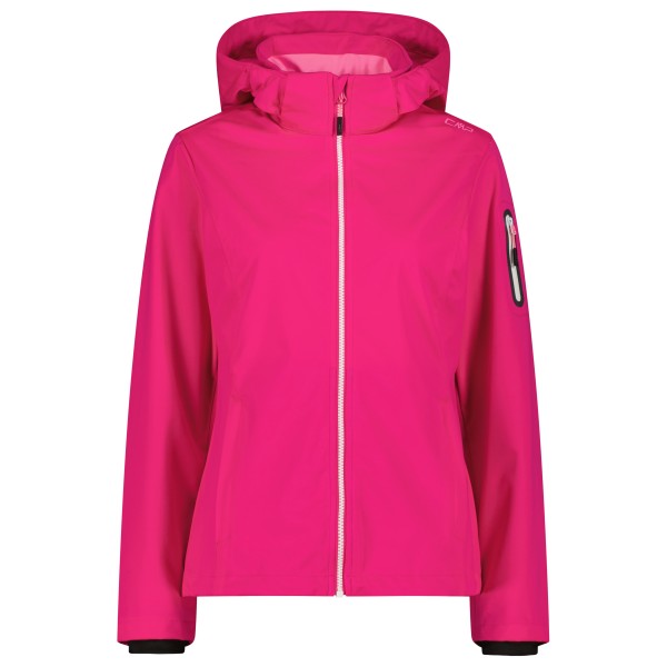 CMP - Women's Light Softshell Jacket Zip Hood - Softshelljack, roze