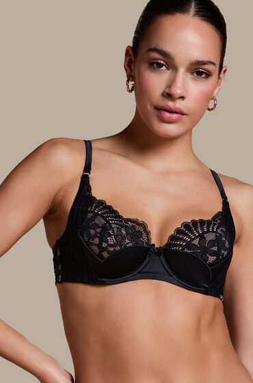 Hunkemöller Voorgevormde Beugel bh Poppy Zwart