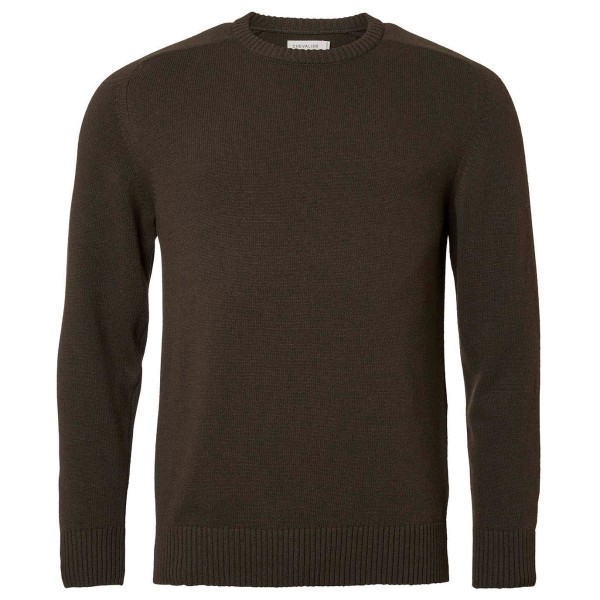 Chevalier - Wykin Wool Pullover - Trui, zwart/bruin