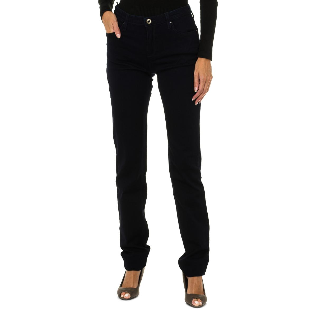 Armani Jeans Dames 6X5J85-5DZCZ Stretch Denim Lange Broek 26-USA blauw