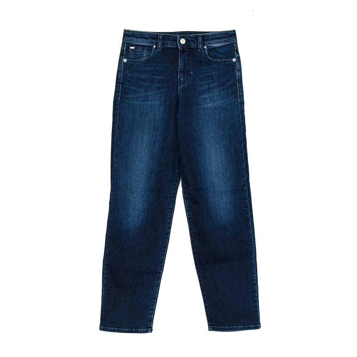 Armani Jeans Dames distressed denim broek 6Y5J90-5D25Z 24-USA blauw