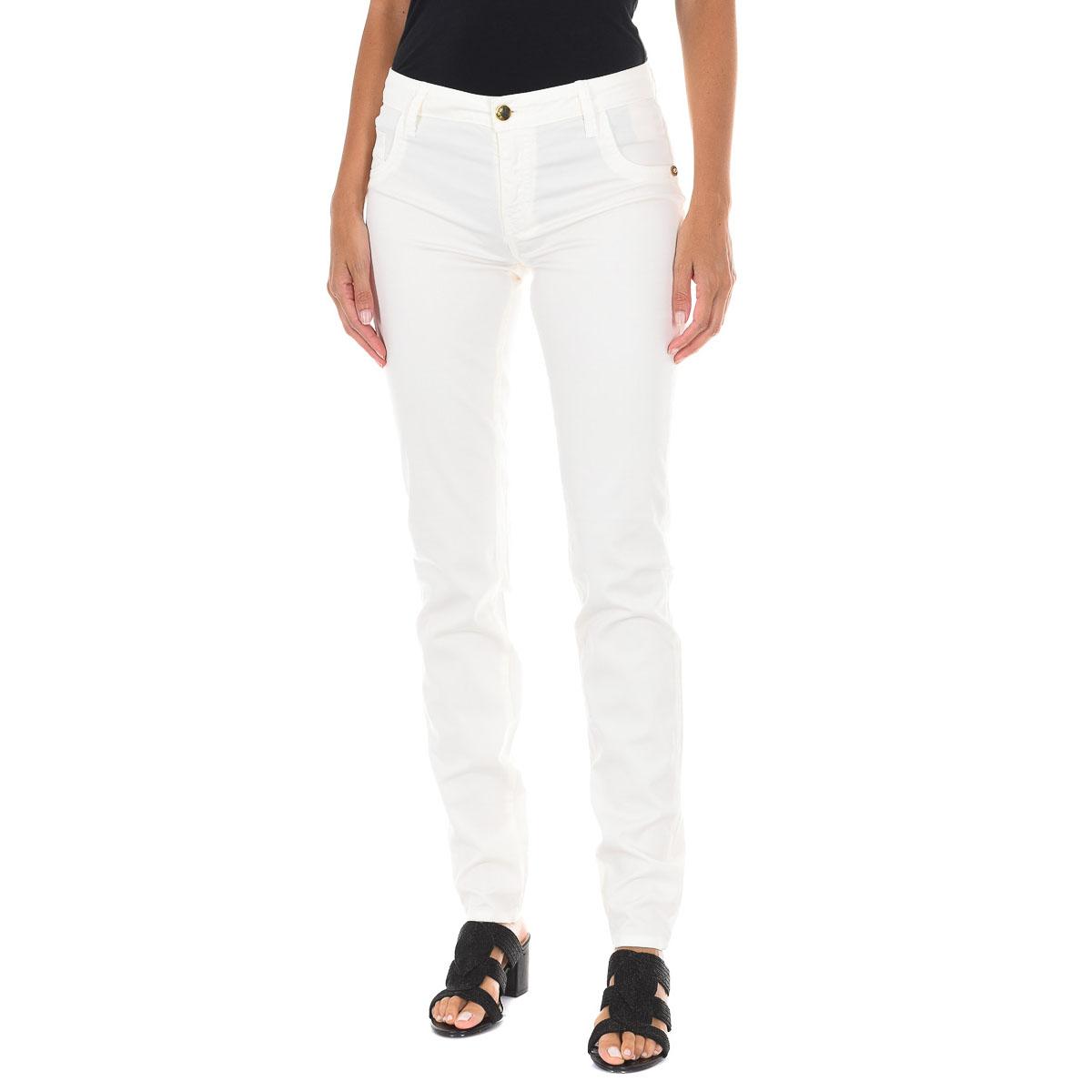 MET Dames lange stretch denim broek 70DB50192-T092 25-USA roze