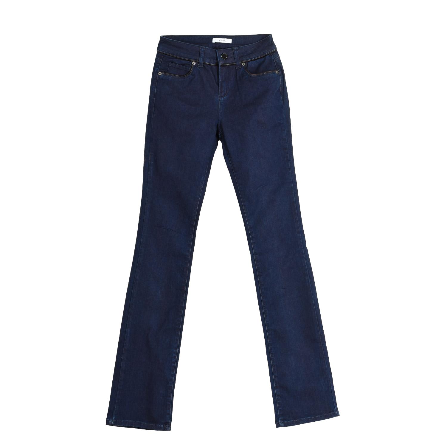 BlackPrice Dames AJEA13-A350 jeans met rechte pijpen 24-USA blauw
