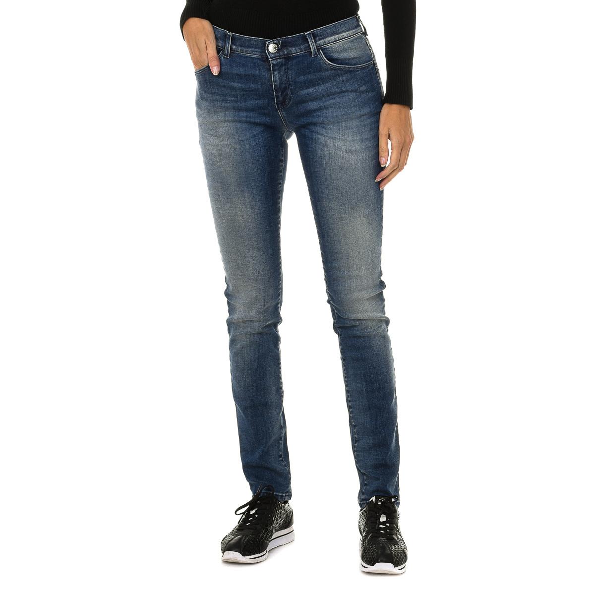 Armani Jeans Dames 6X5J23-5D0FZ lange jeans 24-USA blauw