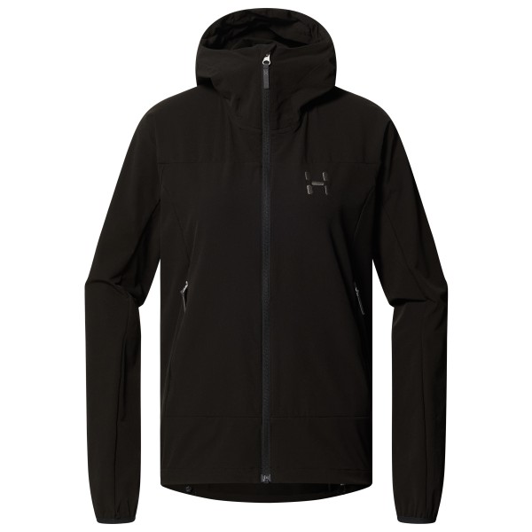 Haglöfs - Women's Rosson Softshell Hood - Softshelljack, zwart