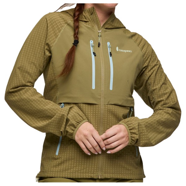 Cotopaxi - Women's Yermo Hooded Softshell Jacket - Softshelljack, olijfgroen