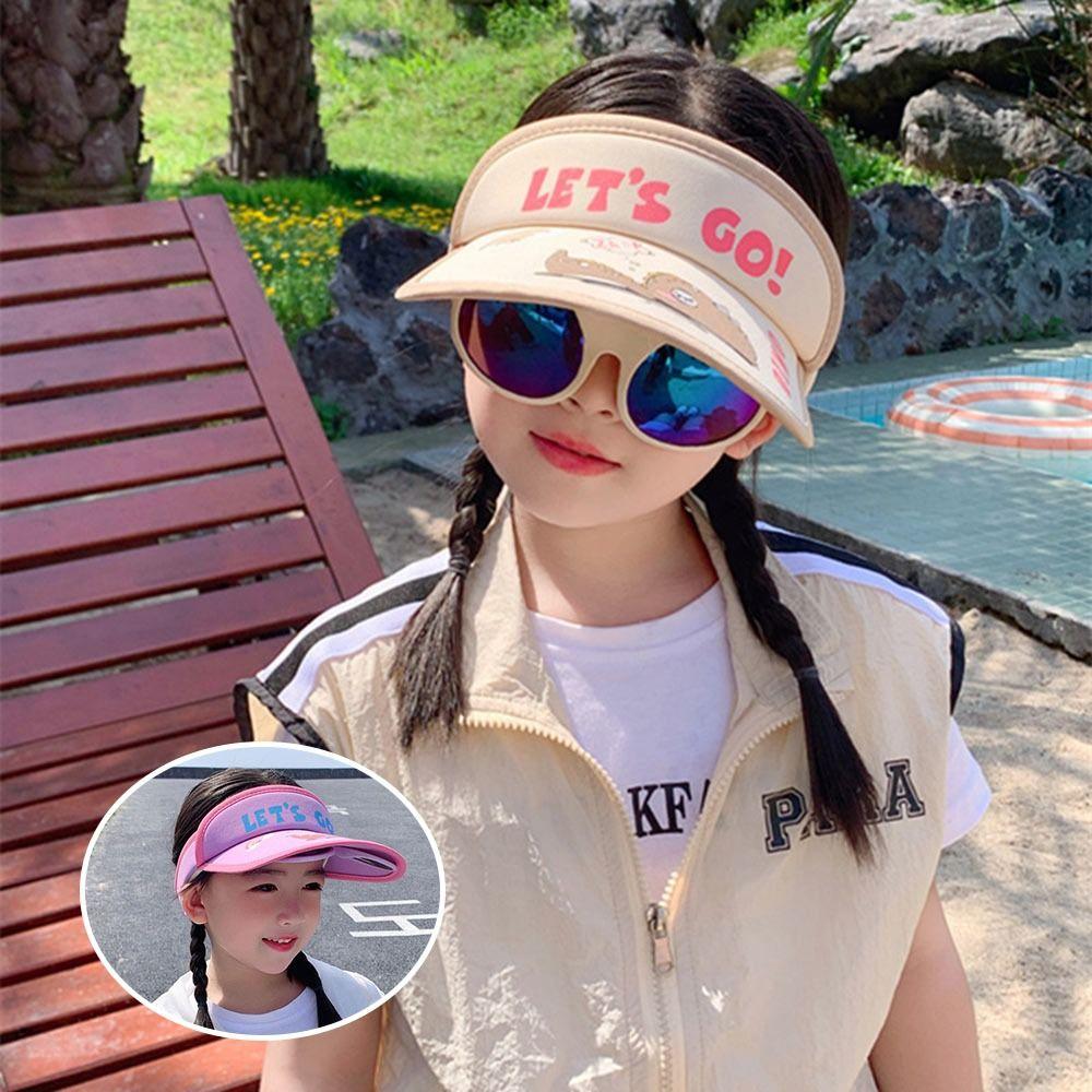 ASmdkfsm4 with Sunglasses Sun Hat UV Protection Baseball Cap Cute Children's Caps blauw