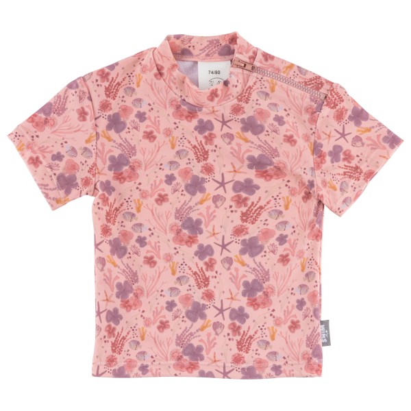 Sterntaler - Kid's Badeshirt Kurzarm Corale - Lycra, roze