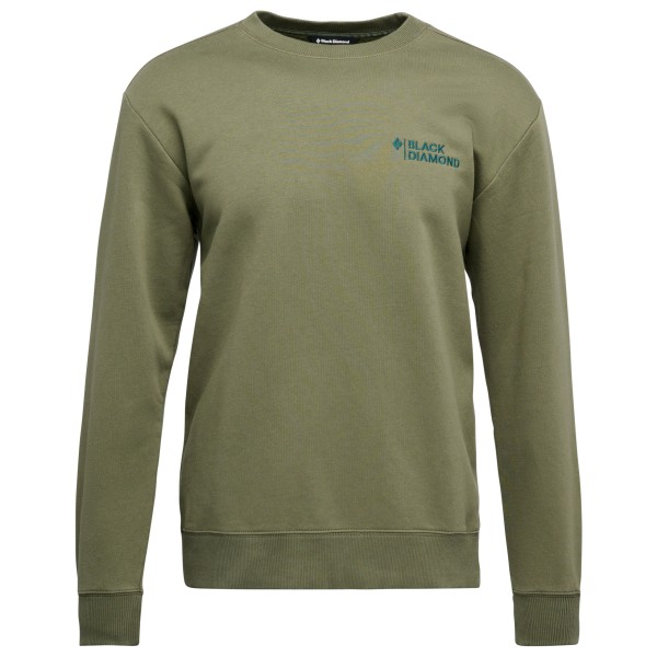 Black Diamond - Mini Stacked Crewneck - Trui, olijfgroen
