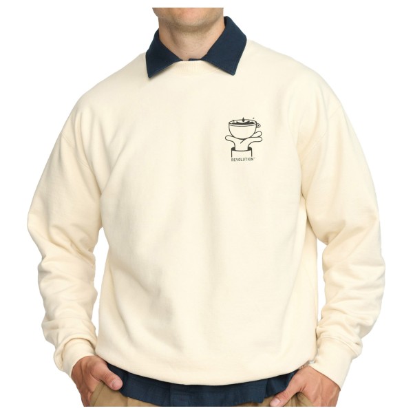 Revolution - Printed Crewneck Cup - Trui, wit