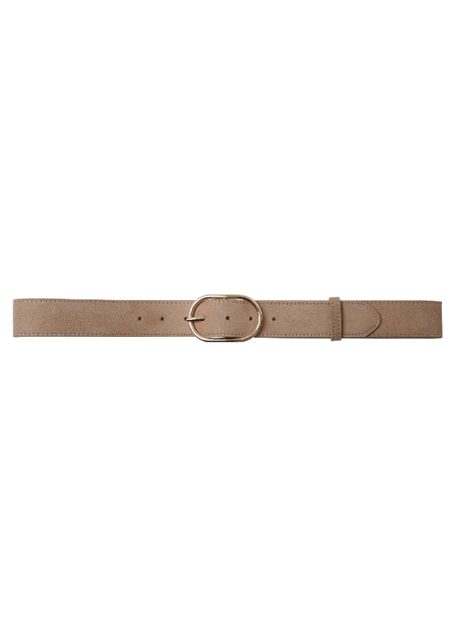 Grace & Mila Latour riem gouden gesp taupe