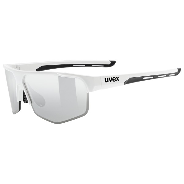 Uvex - Axos Set Cat. 3 (VLT 15%) + Clear Cat. 0 (VLT 92%) - Zonnebril grijs/wit