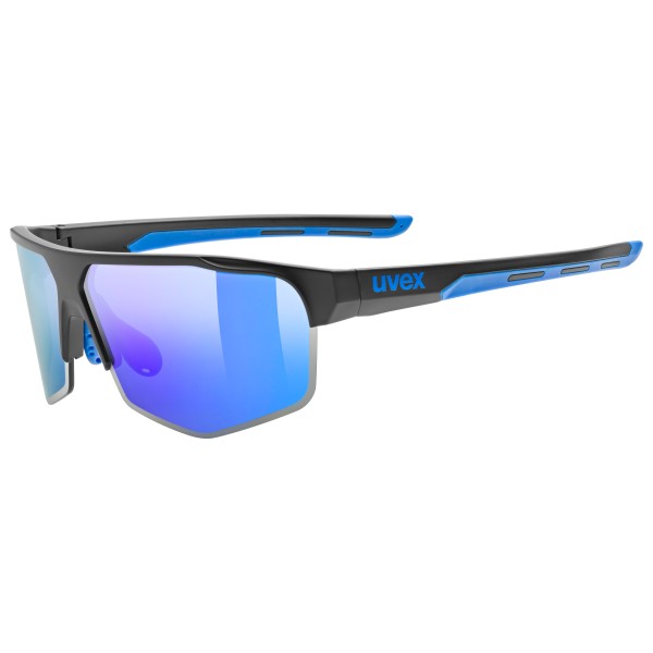 Uvex - Axos Set Cat. 3 (VLT 9%) + Clear Cat. 0 (VLT 92%) - Zonnebril blauw