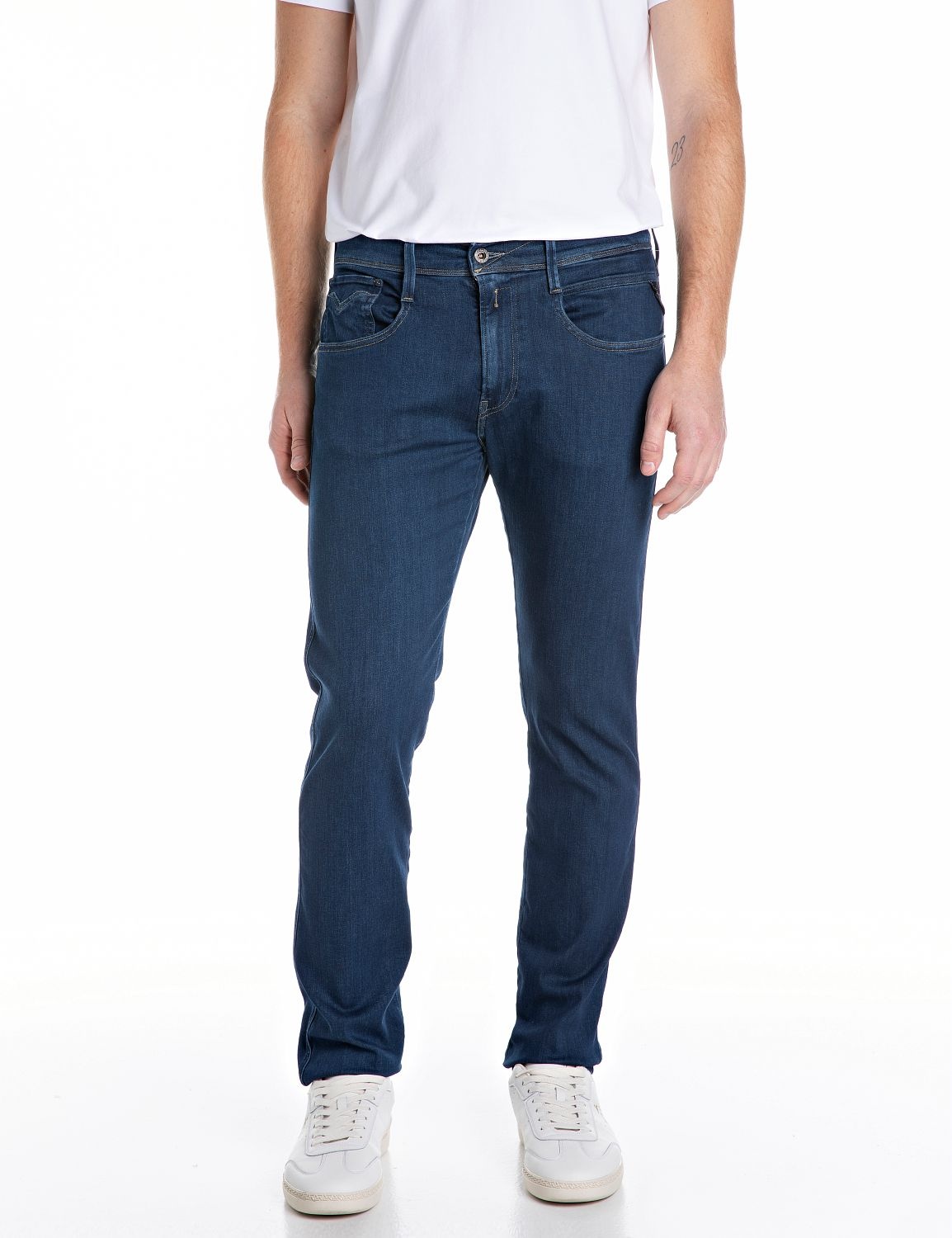 Replay Jeans Anbass Hyperflex Slim Fit DARK BLUE 