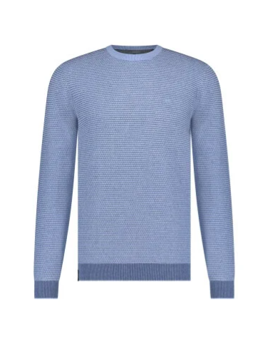 Fellows United Pullover Mid Blue 