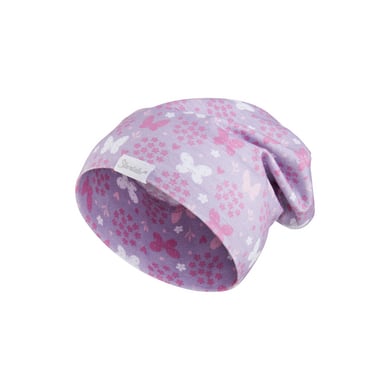 Sterntaler Beanie bloemen lila