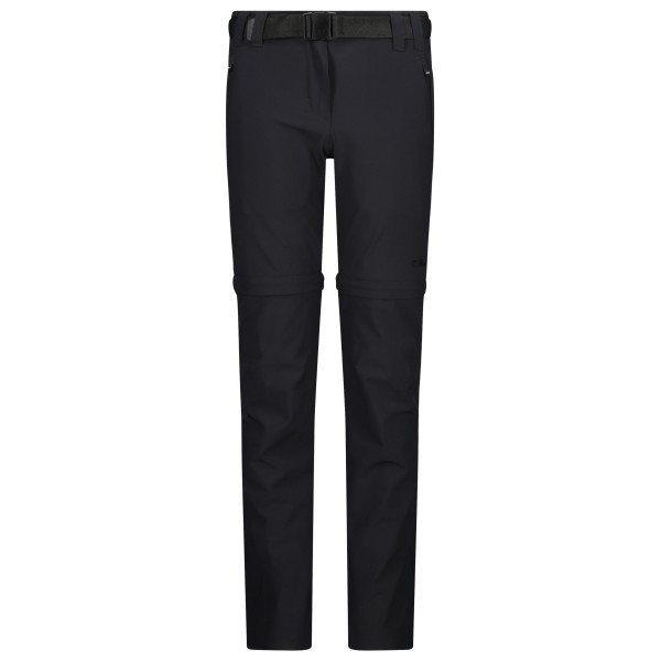 CMP - Girl's Stretch Zip Off Pant - Afritsbroek, zwart