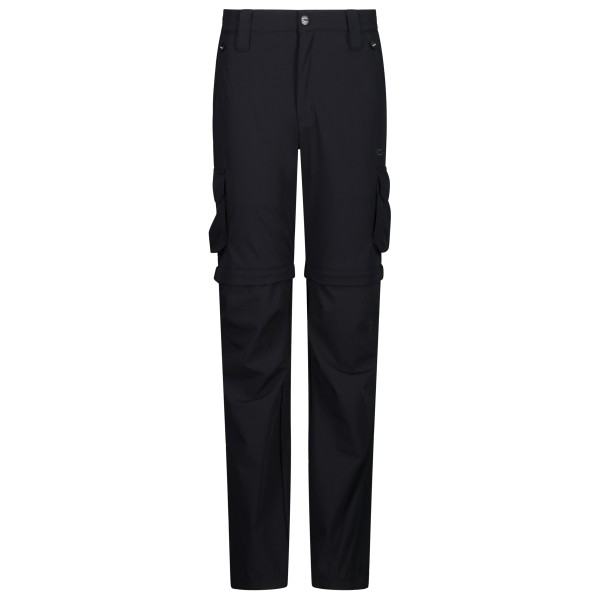 CMP - Boy's Zip Off Pant 4-Way Stretch - Trekkingbroek, zwart