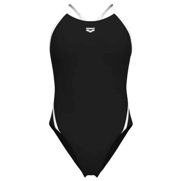 Arena - Women's Swimsuit Web Back Solid - Badpak, zwart