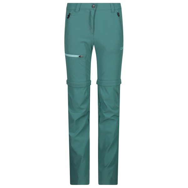 CMP - Girl's Zip Off Pant - Afritsbroek, turkoois