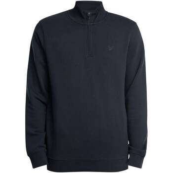 Lyle & Scott Sweater Lyle & Scott Superfijne kwartrits sweatshirt