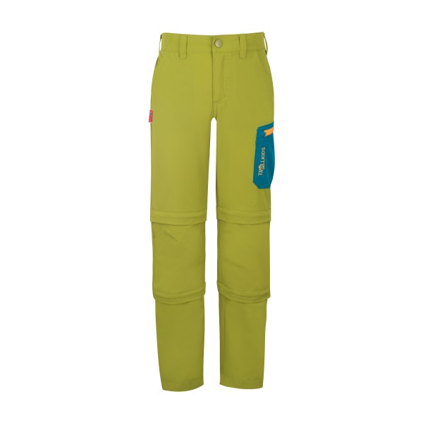 Trollkids - Kid's Preikestolen Double Zip-Off Pants - Afritsbroek, olijfgroen