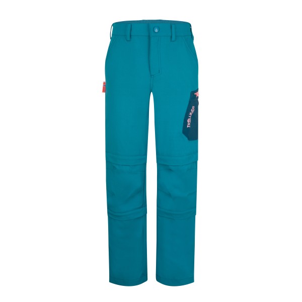 Trollkids - Kid's Preikestolen Double Zip-Off Pants - Afritsbroek, turkoois