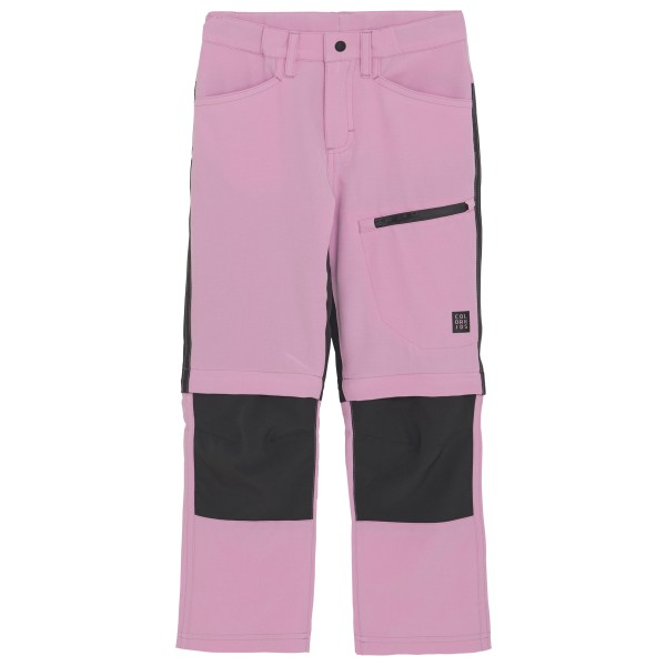 Color Kids - Kid's Pants Stretch with Zip Off - Vrijetijdsbroek, roze