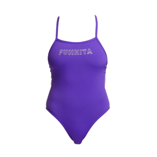 Funkita - Women's Tie Me Tight One Piece - Badpak, purper