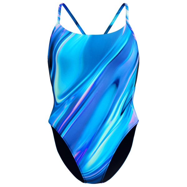 Speedo - Women's Printed Racerback 1 Piece - Badpak, blauw