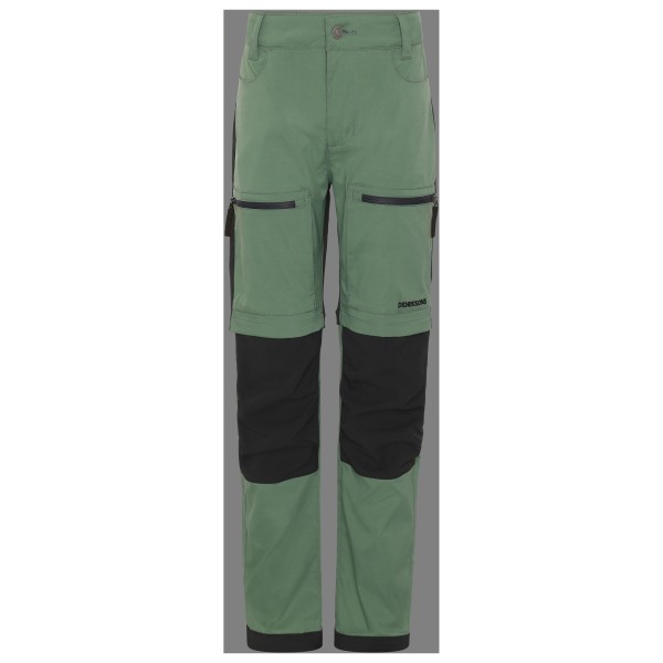 Didriksons - Kid's Kotten Zipp-Off 3 - Trekkingbroek, olijfgroen