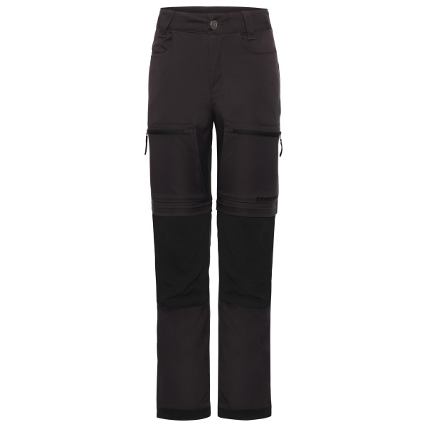 Didriksons - Kid's Kotten Zipp-Off 3 - Trekkingbroek, zwart