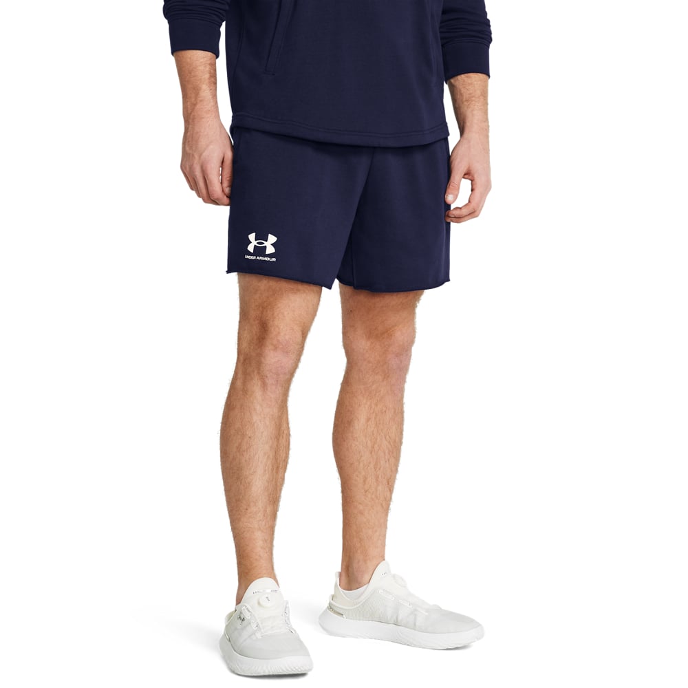 underarmour Under Armour Rival Terry Broekje Donkerblauw Wit
