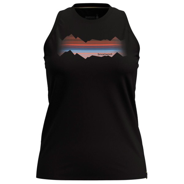 Smartwool - Women's Mountain Horizon Graphic Tank - Tanktop, zwart