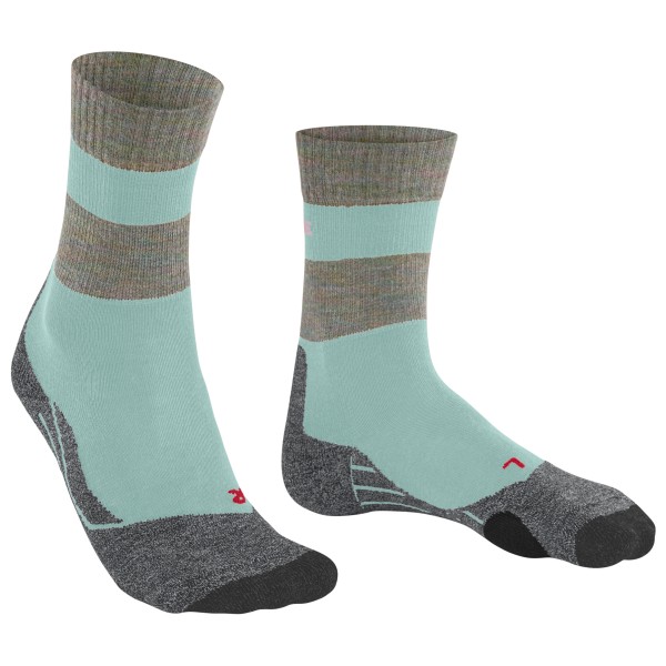 Falke - Women's TK2 Explore - Wandelsokken, grijs/turkoois