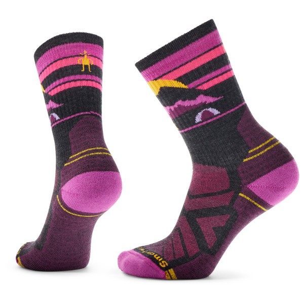 Smartwool - Women's Hike Light Cushion New Pattern Crew Socks - Wandelsokken, purper