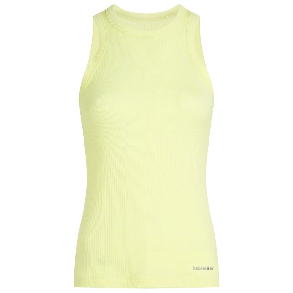 Icebreaker - Women's Merino Rib Lotus Tank - Tanktop, geel