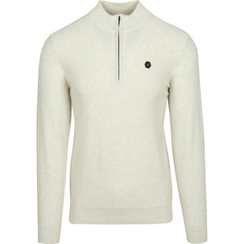 Sweater No Excess Half Zip Trui Kit Melange