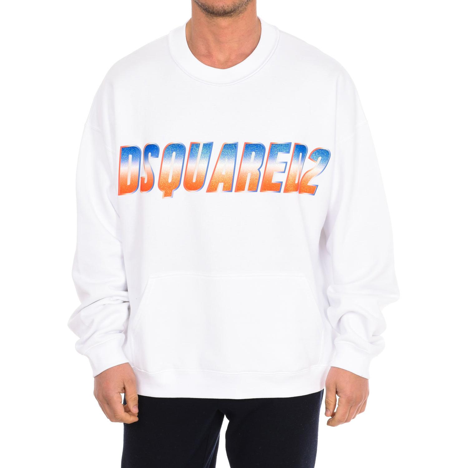 Dsquared2 Sudadera de manga larga y cuello redondo S74GU0743-S25516 hombre L wit