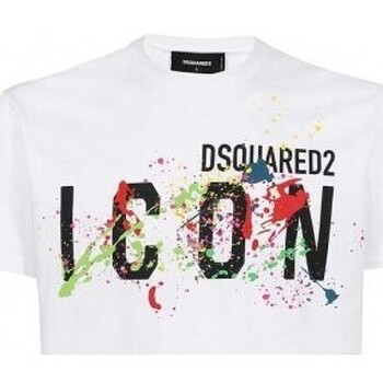 T-shirt Dsquared T-Shirt Icon Homme blanc