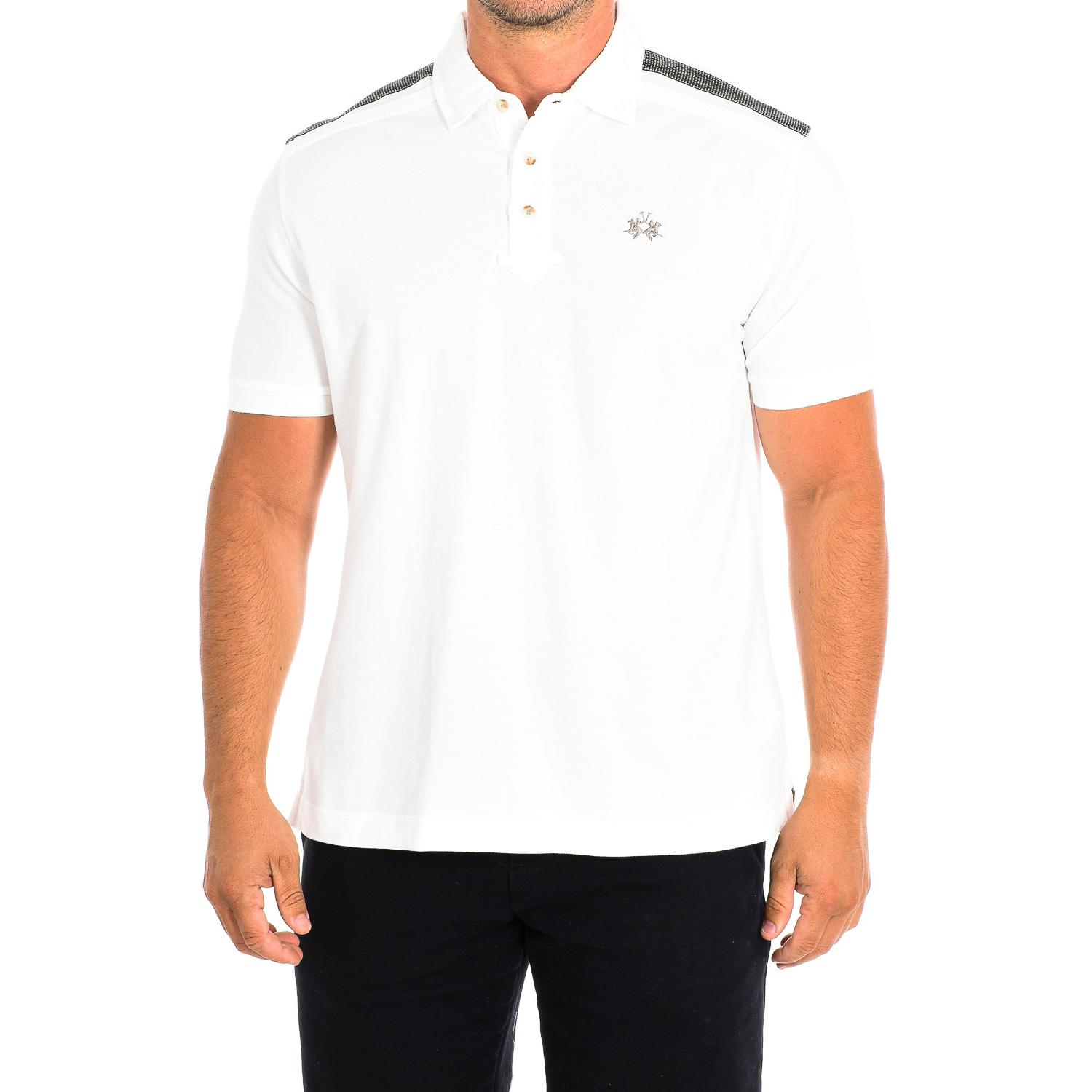 LA MARTINA RMP612-PK097 Poloshirt met korte mouwen voor heren L wit