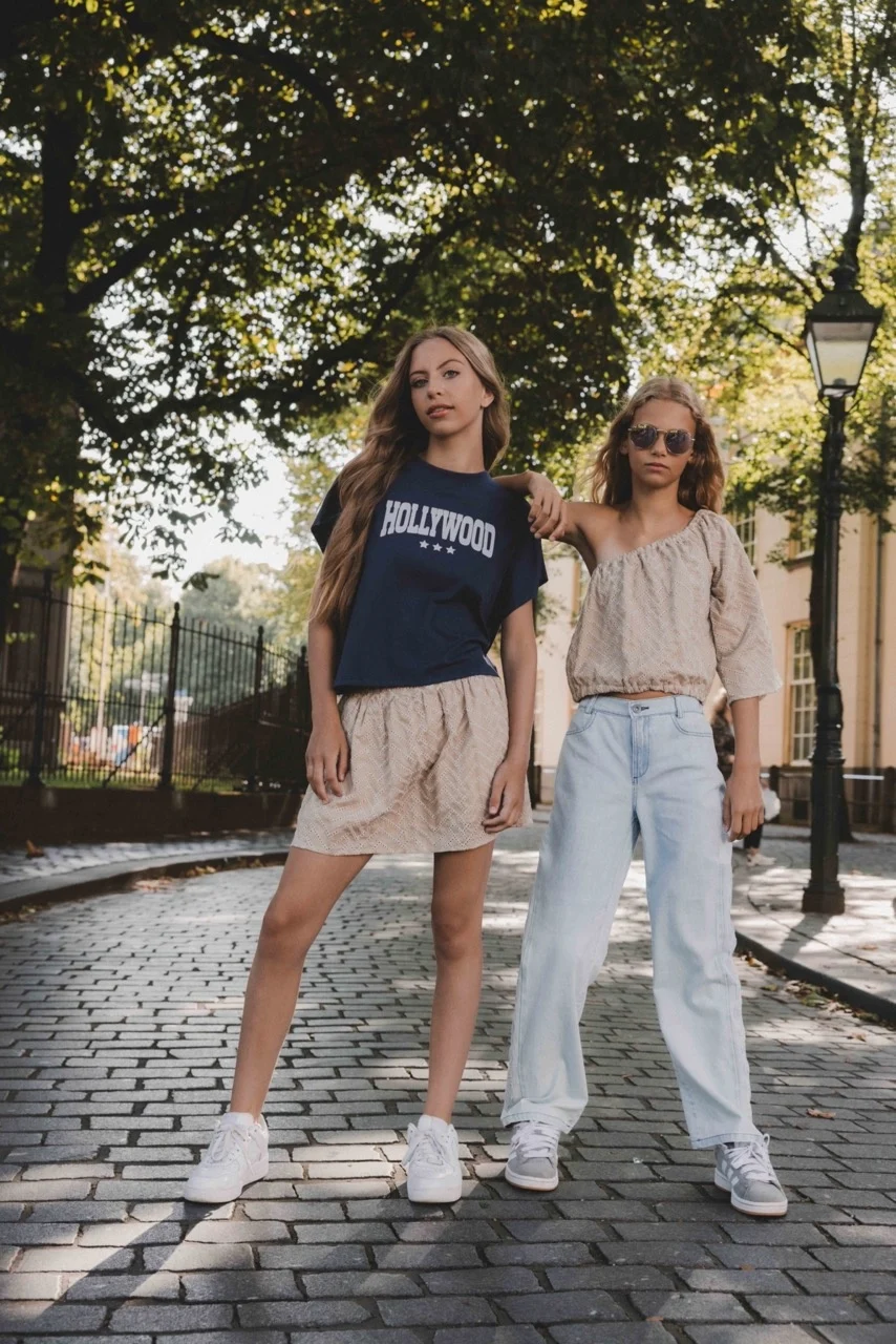 Looxs Revolution Denim straight leg voor meisjes in de kleur
