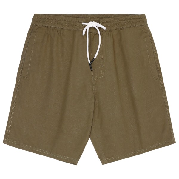 KnowledgeCotton Apparel - Boardwalk Shorts Elastic Waist - Short, olijfgroen