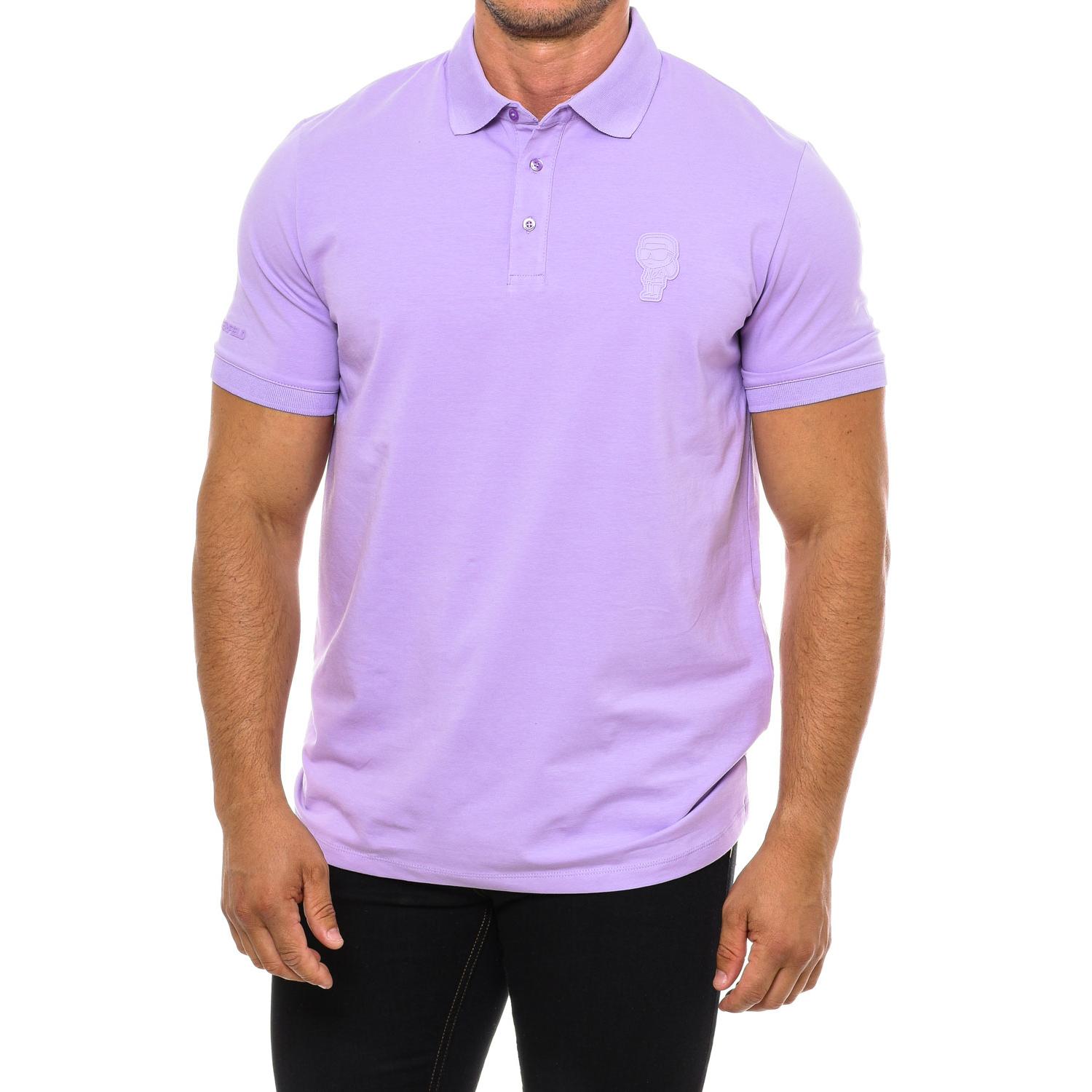 Karl Lagerfeld Heren poloshirt met korte mouwen 745401533221 L paars