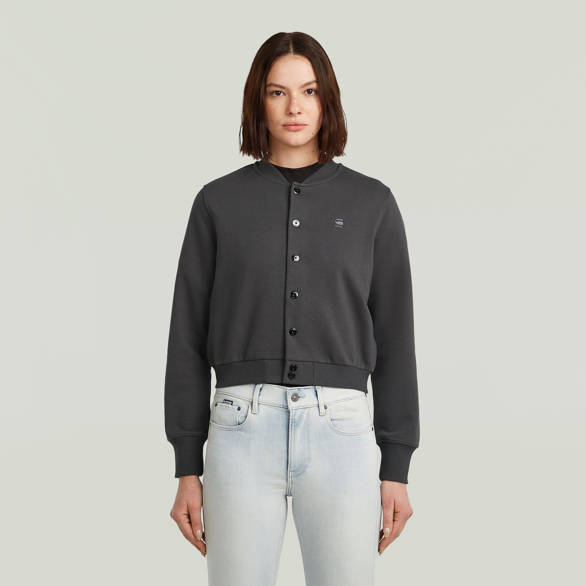 G-Star RAW Bomber Sweater - Grijs - Dames