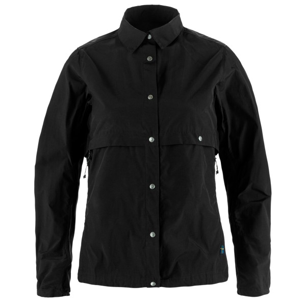 Fjällräven - Women's Hoja Rider's Wind Jacket - Windjack, zwart